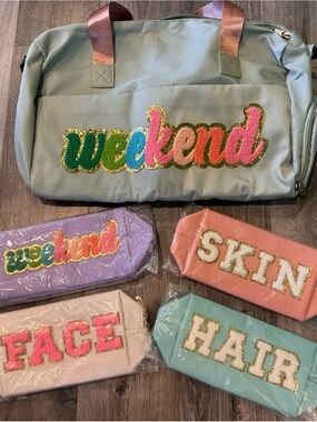 Weekender Bag with 4 Pouches